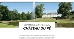 Desktop Screenshot of chateaudupe.fr